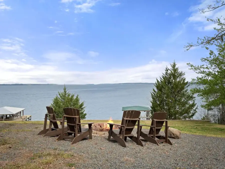 The view from the outdoor firepit The view from the outdoor firepit