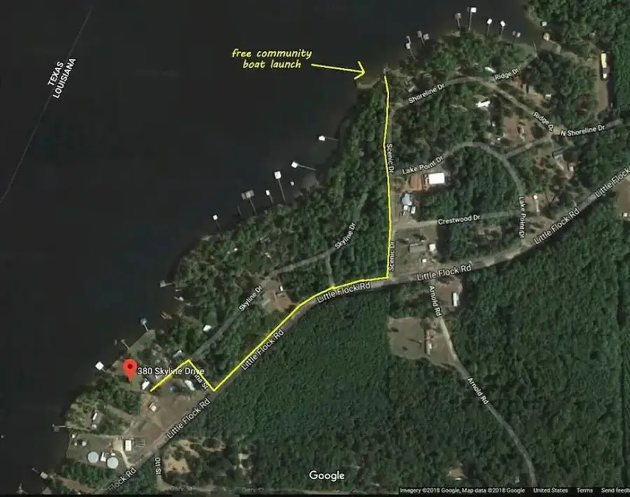 The free community boat launch is nearby The free community boat launch is nearby